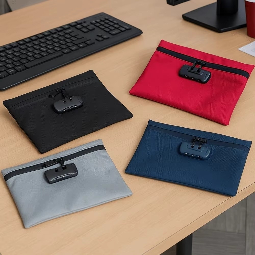Travel Ziplock Bags - Nieuwe transparante combinatieslot geldzak waterdichte tas