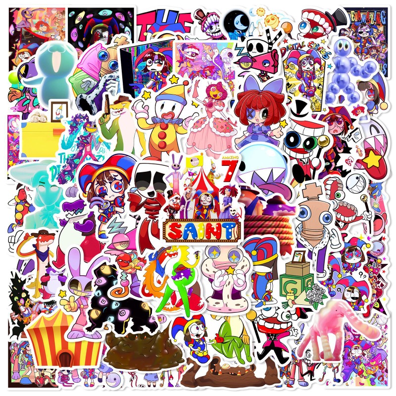 Travel Accessories Cute - 60PCS Leuke The Amazing Digital Circus