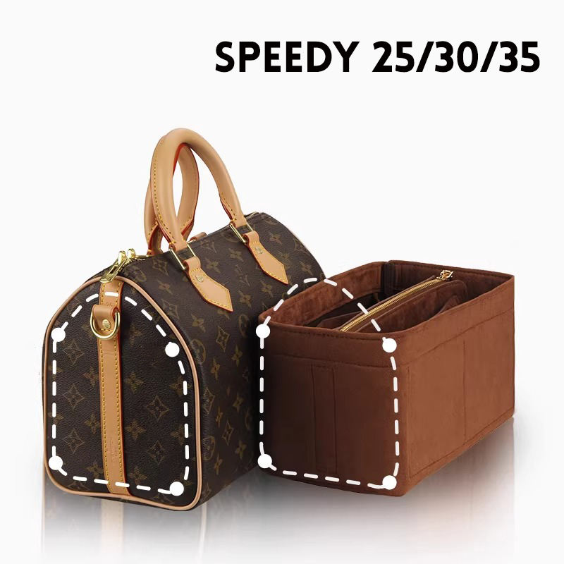 Travel Accessories Lv - Vilt Inlegzak Organizer voor LV Speedy