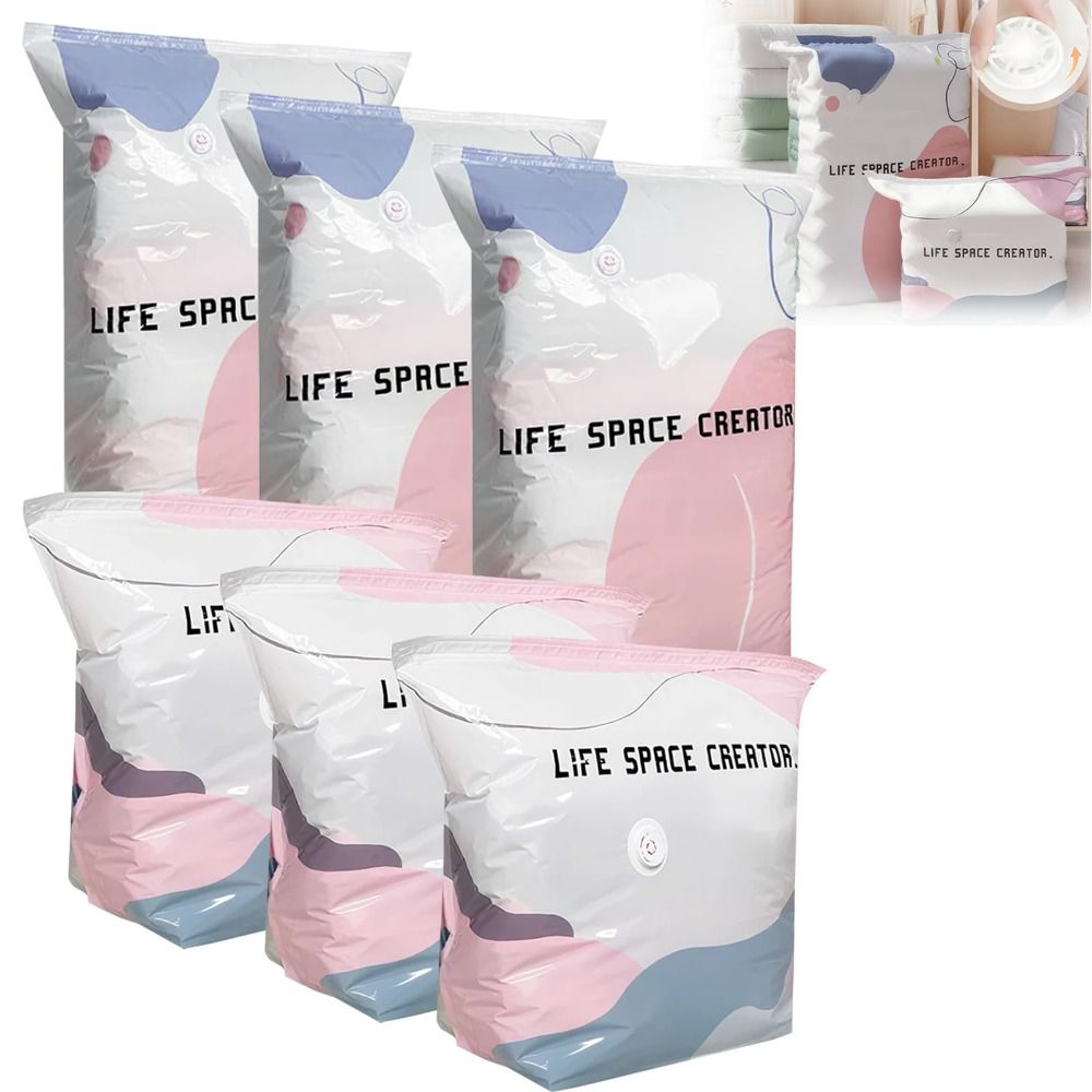 Compression Bag Vacuum - Vacumeerzakken voor ruimtebesparende opbergoplossingen, compressie-opbergzakken, herbruikbare