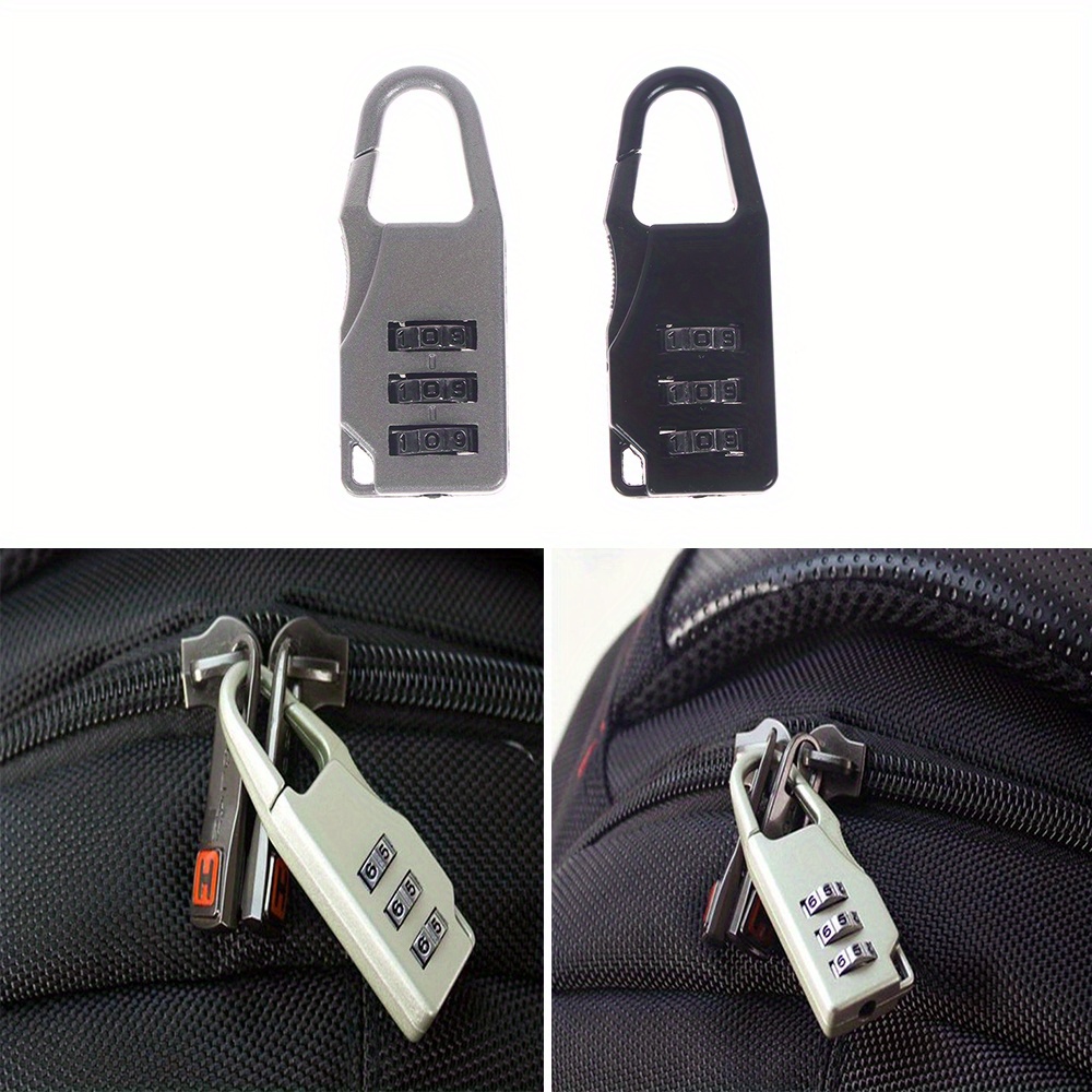 Travel Accessories Kit Bag - 5 stks/partij Mini Reizen Hangslot Aluminium