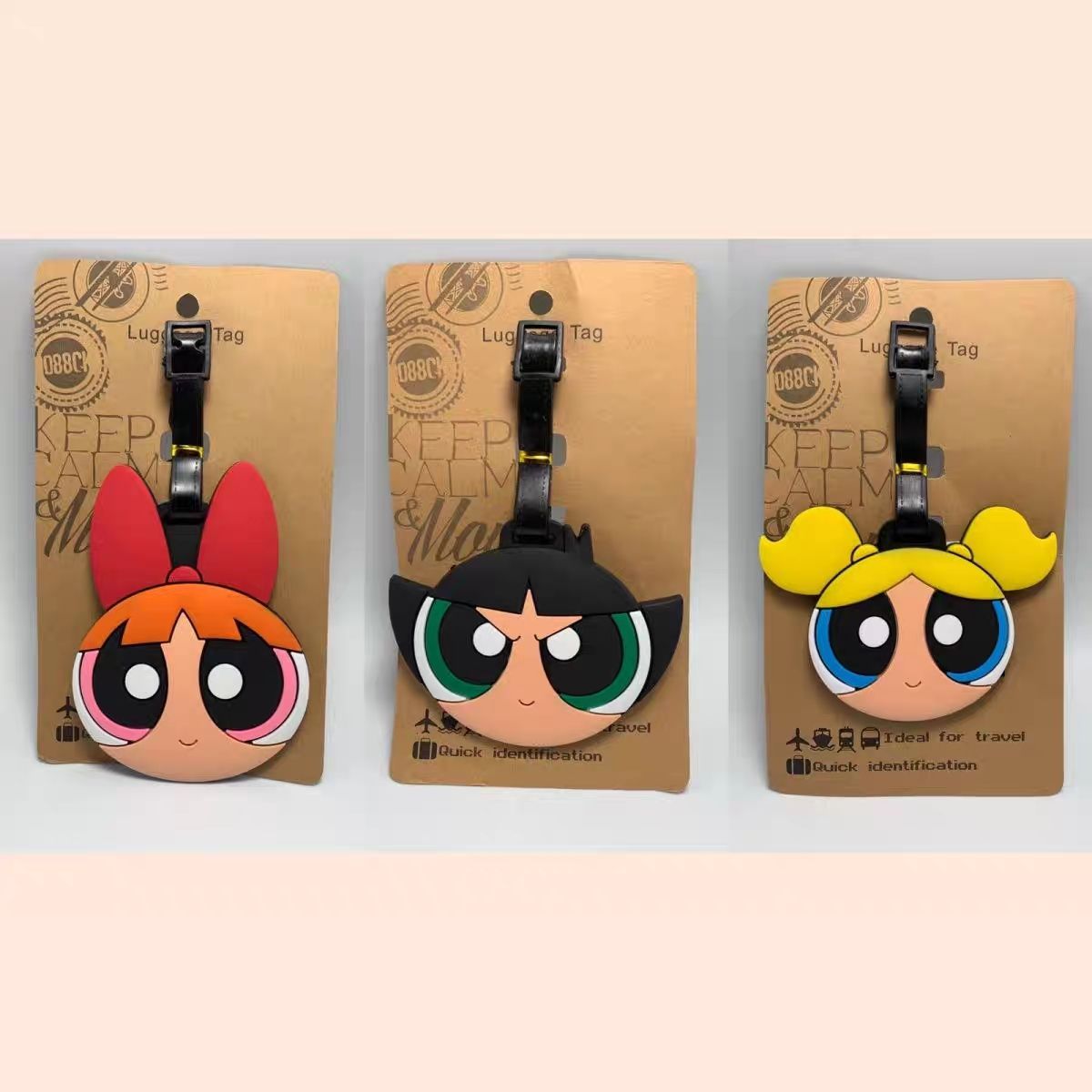 Travel Accessories Cute - Anime Powerpuff Girls tas hanger Kawaii