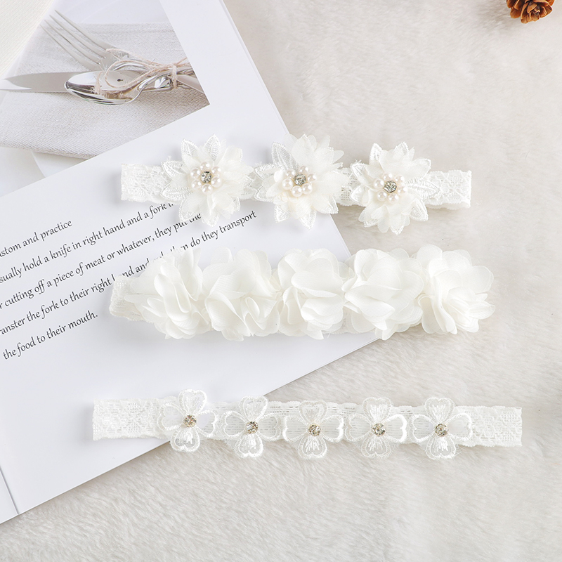Travel Accessories For 1 Year Old - Baby Hoofdband Bloem Strikken Kroon Hoofdbanden