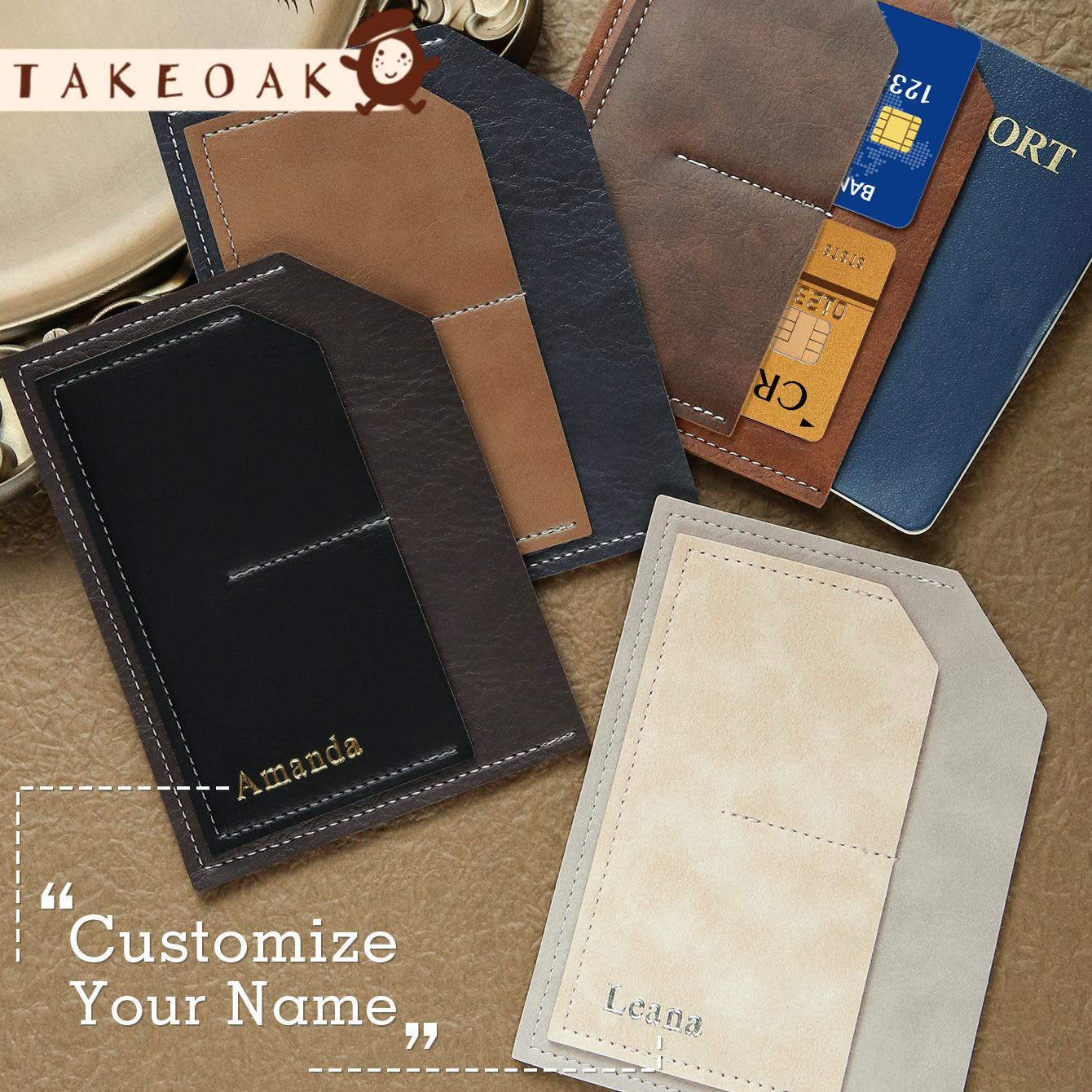 Travel Accessories Hong Kong - Aangepaste geprägte naam vintage pu lederen