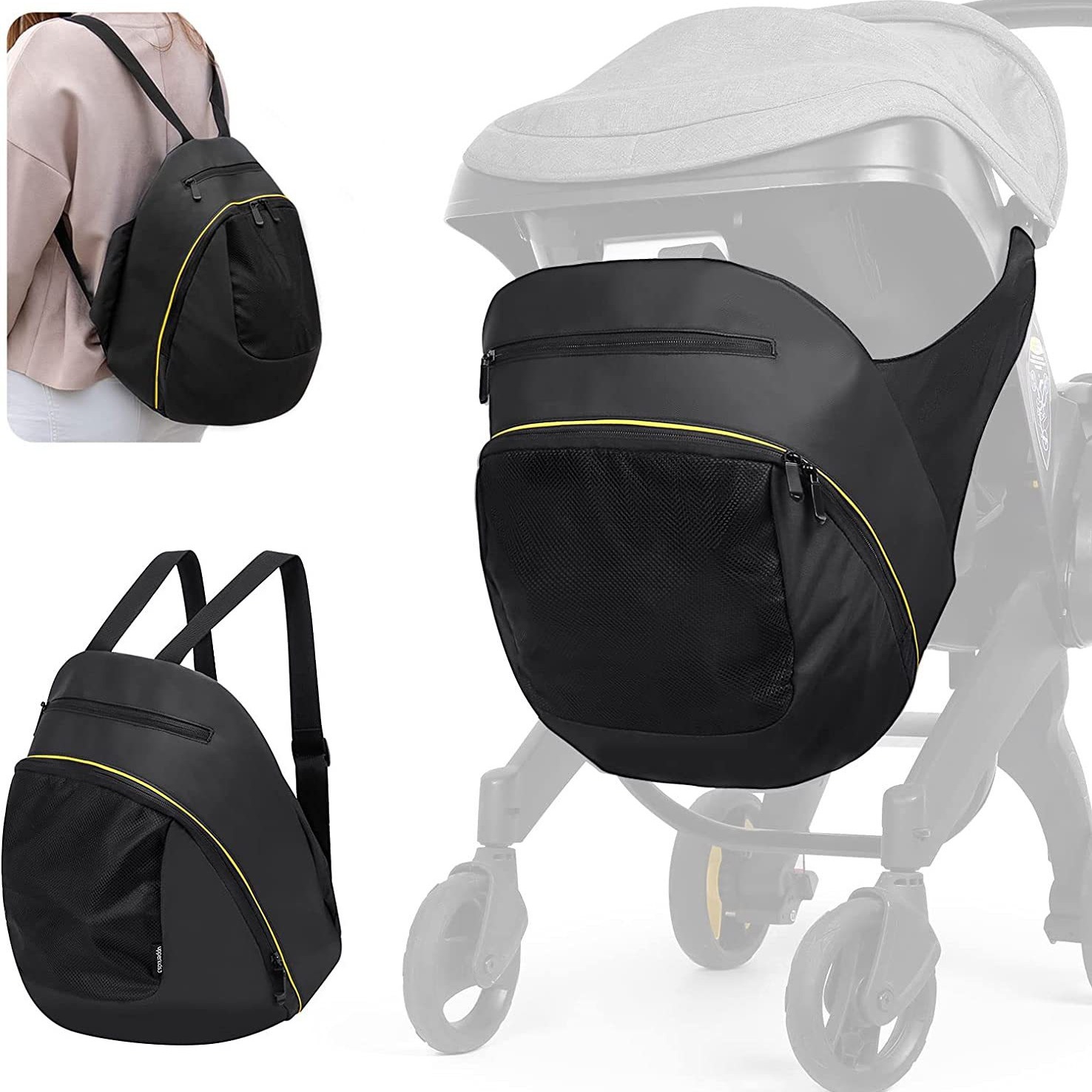 Travel Accessories For 1 Year Old - Opbergtas voor kinderwagen Baby-autostoeltje Boodschappentas 2-in-1