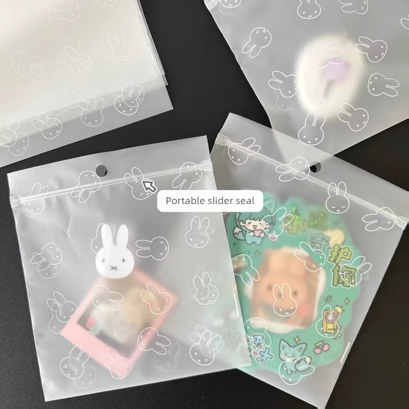Travel Ziplock Bags - Nijntje Konijn Kawaii Anime Cartoon Frosted