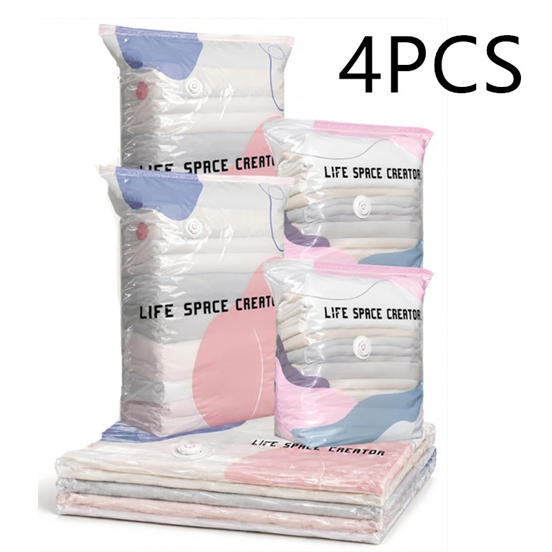 Compression Bag Vacuum - Verdikte, niet-zuigende, driedimensionale vacuümdeken compressiezak, katoenen
