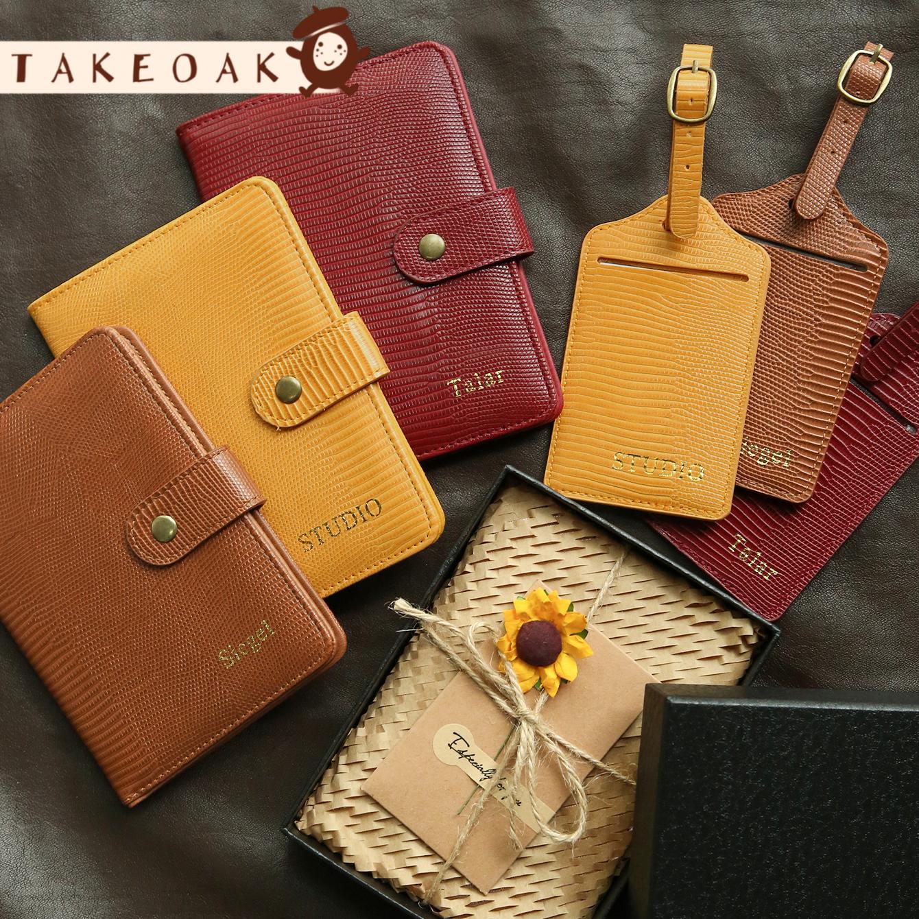 Travel Accessories Hong Kong - Op maat gemaakte huidenmerk lederen paspoorthoes