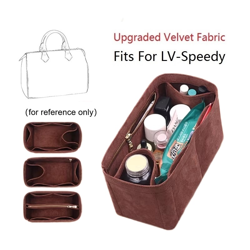 Travel Accessories Lv - Fluwelen Insert Bag Organizer Voor LV