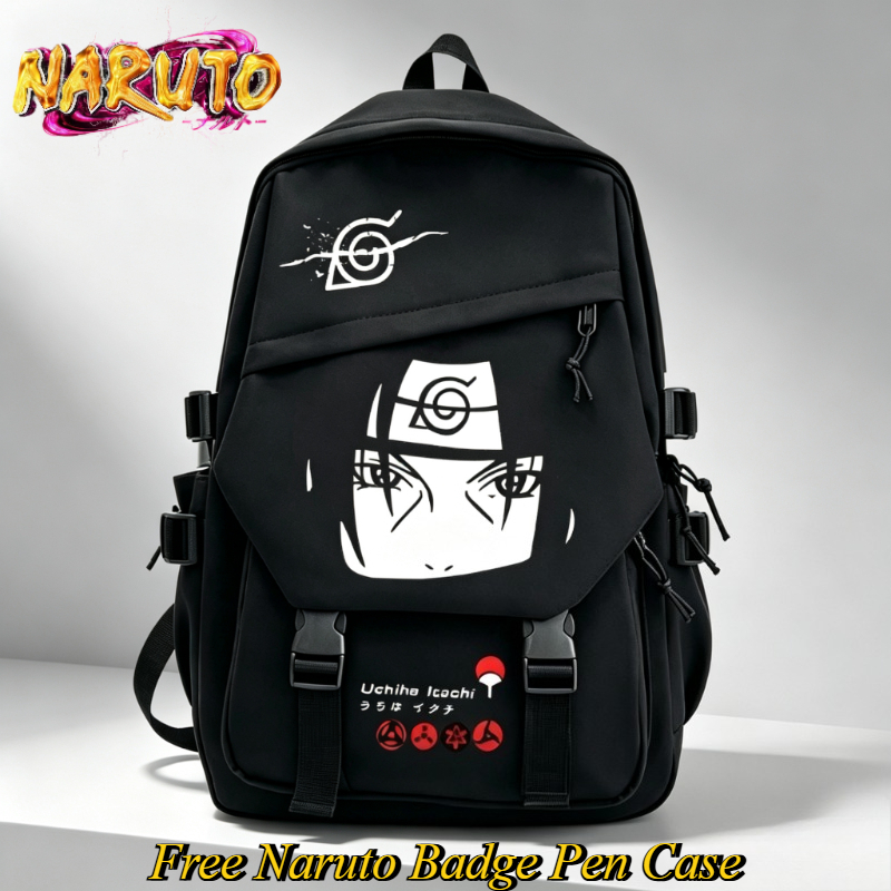 Travel Accessories Kit Bag - NARUTO Cartoon Rugzak Tweedimensionale Studentenschooltas Draagbare