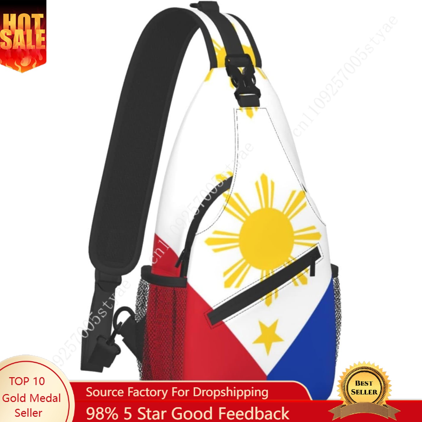 Filippijnse vlag Sling Rugzak  - Travel Accessories Philippines recensie en prijs