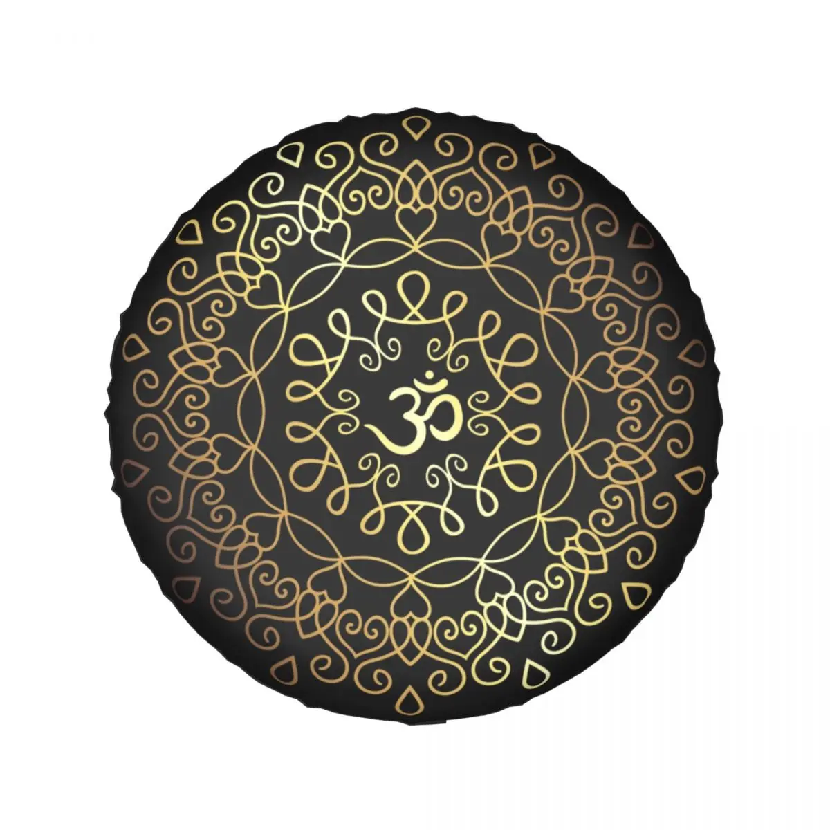 Gouden Om Mandala Reservewiel  - Travel Yoga Accessories recensie en prijs