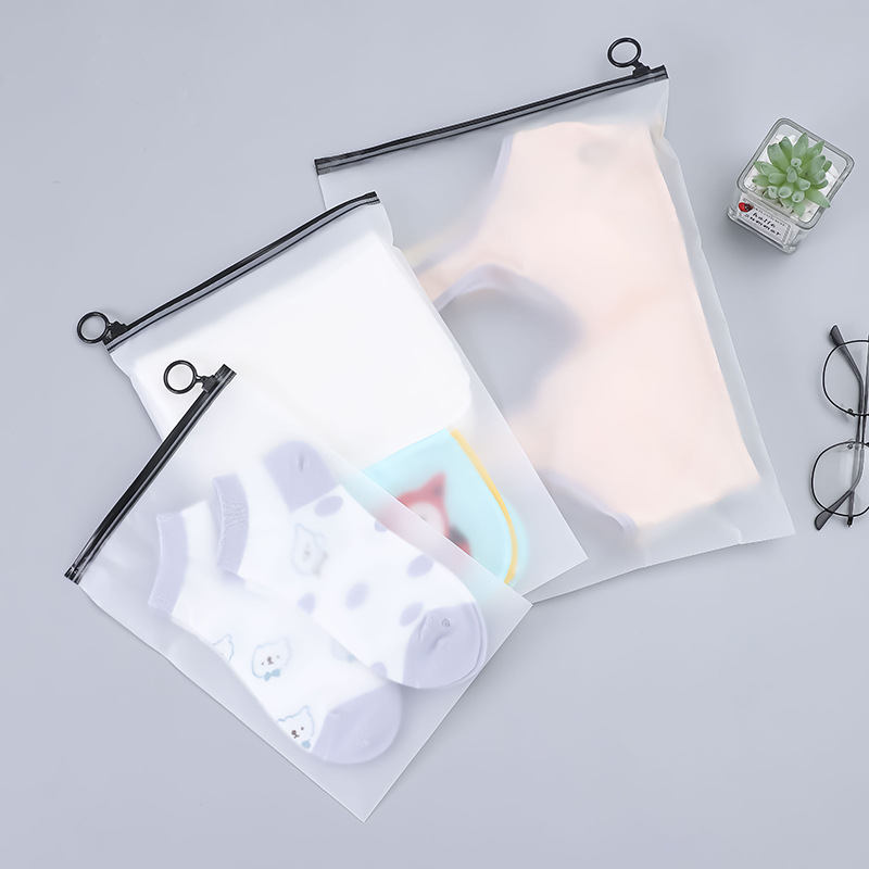 500 stks/partij Frosted Rits Z - Travel Ziplock Bags recensie en prijs