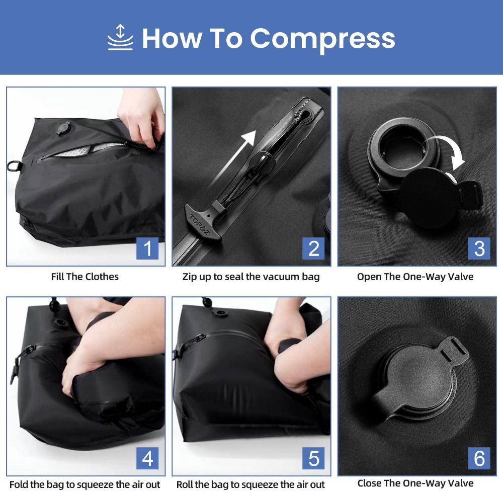 Herbruikbare vacuümzakken voor - Compression Bag Vacuum recensie en prijs