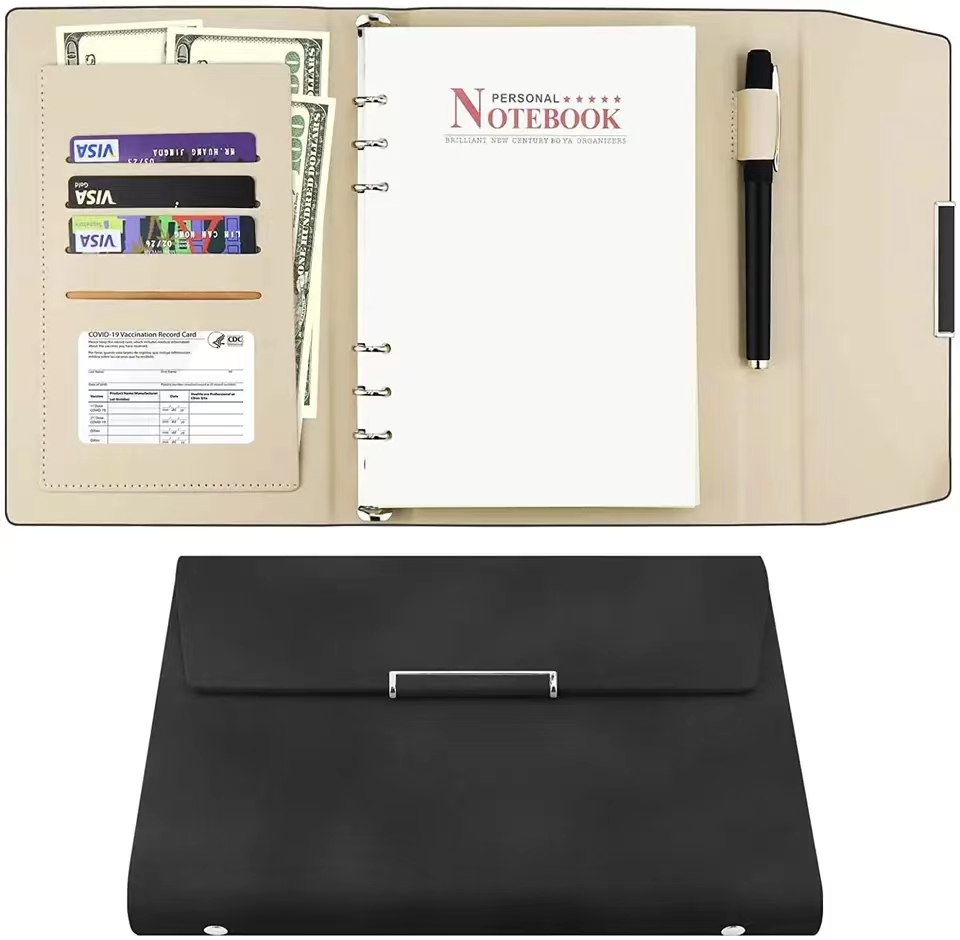 Nieuwe Binder Notebook Pu Lede - Travel Notebook Journal recensie en prijs