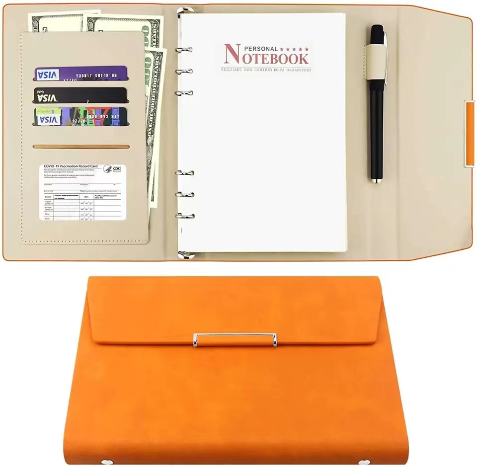 Nieuwe Binder Notebook Pu Lede - Travel Notebook Journal recensie en prijs
