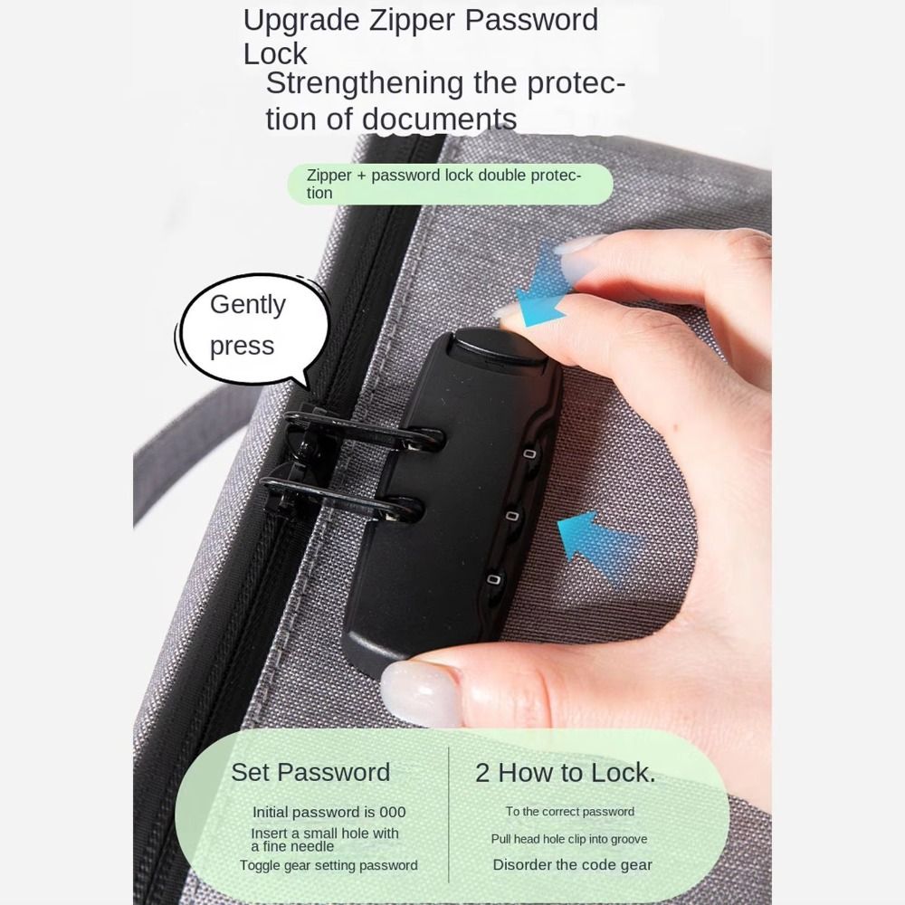 Oxford Fabric Password Lock Ba - Travel Ziplock Bags recensie en prijs