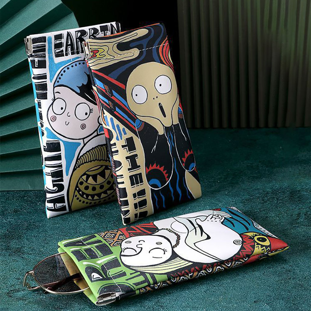 Cartoon zonnebrillenkoker PU-l - Travel Accessories Pouch For Women recensie en prijs