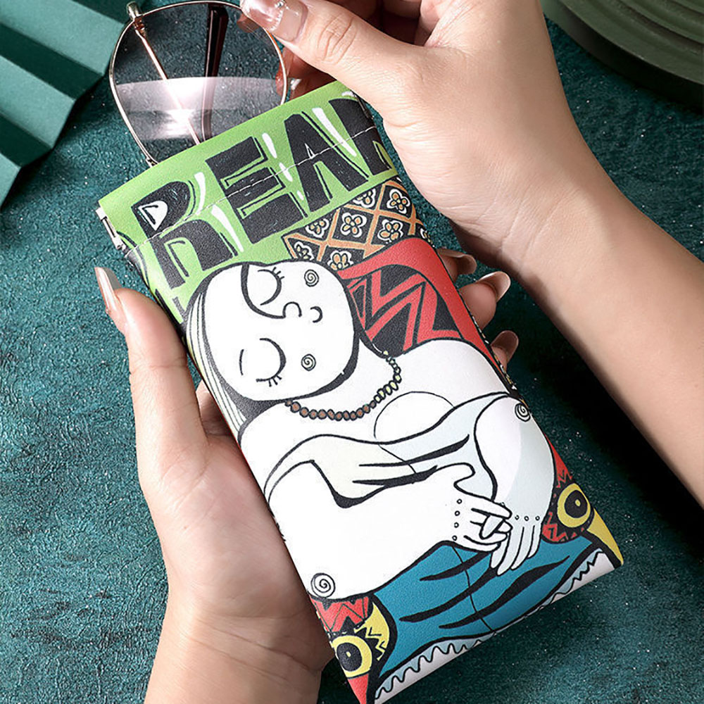 Cartoon zonnebrillenkoker PU-l - Travel Accessories Pouch For Women recensie en prijs