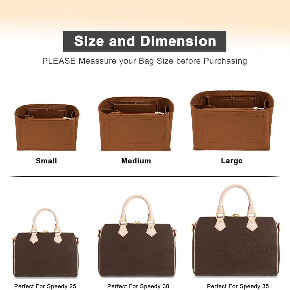 Insert Bag Organizer Voor LV S - Travel Accessories Lv recensie en prijs