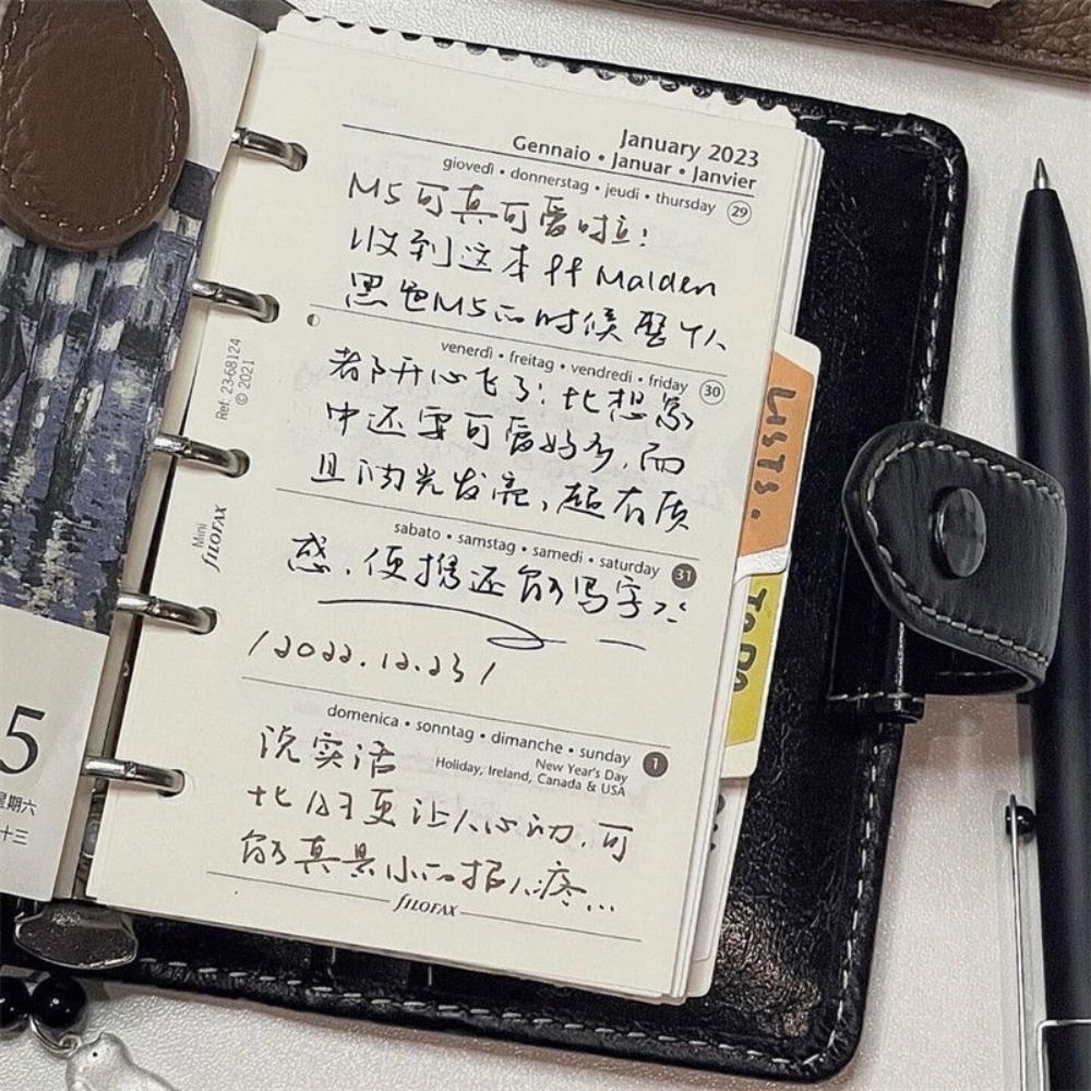 Retro verwijderbare blanco bin - Travel Notebook Journal recensie en prijs