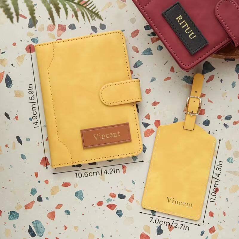 Gepersonaliseerde lederen pasp - Travel Accessories Hong Kong recensie en prijs