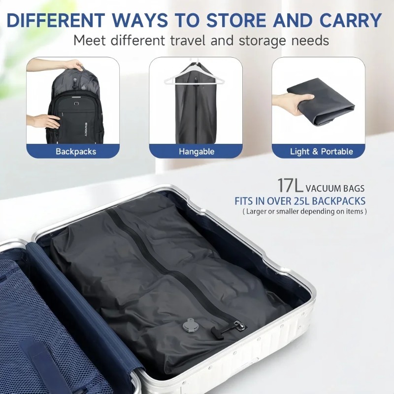17L Vacuüm opbergzakken en luc - Compression Bag Vacuum recensie en prijs