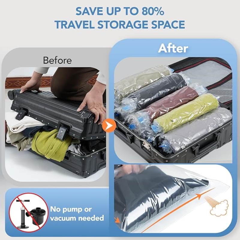 Compressiezakken voor op reis  - Compression Bag Vacuum recensie en prijs