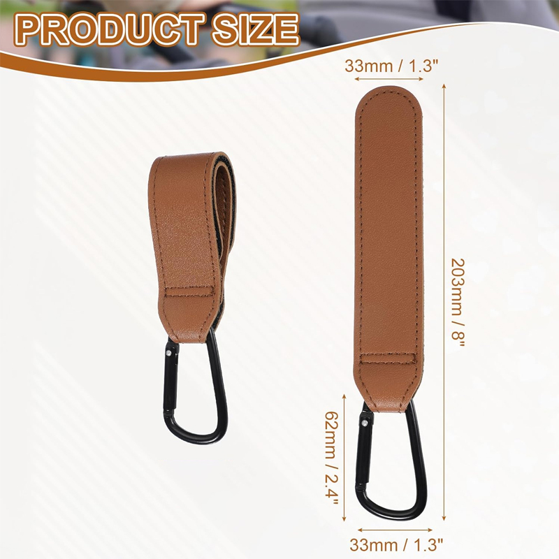 2 stuks lederen karrenhaken ki - Travel Accessories For 1 Year Old recensie en prijs