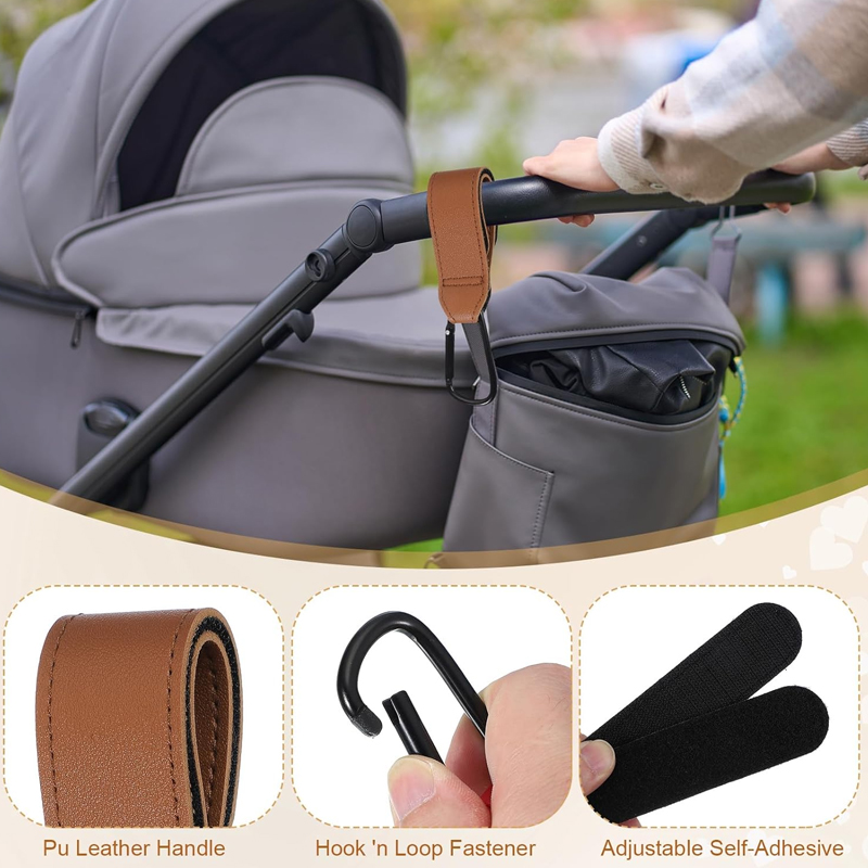 2 stuks lederen karrenhaken ki - Travel Accessories For 1 Year Old recensie en prijs