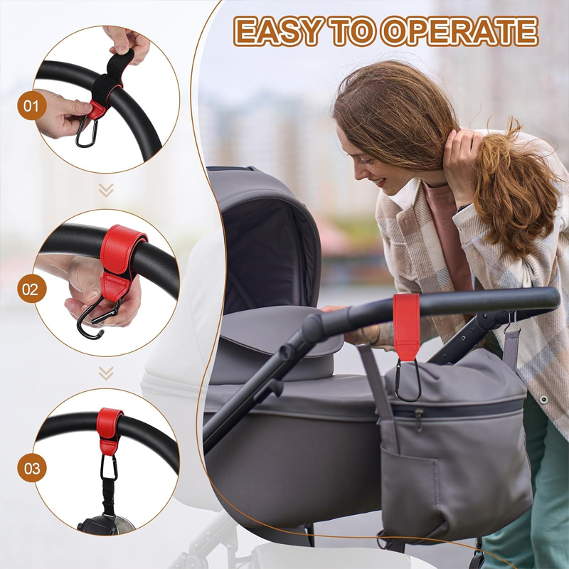2 stuks lederen karrenhaken ki - Travel Accessories For 1 Year Old recensie en prijs