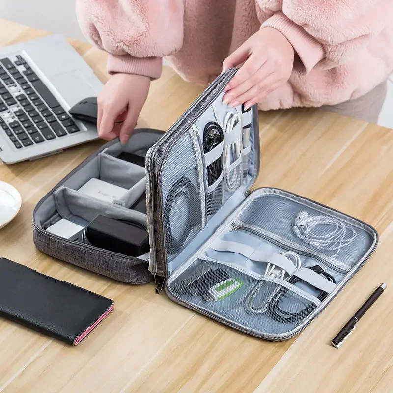 3-laags draagbare USB-lijnhoud - Travel Ziplock Bags recensie en prijs