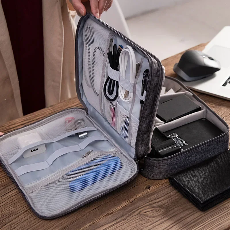 3-laags draagbare USB-lijnhoud - Travel Ziplock Bags recensie en prijs