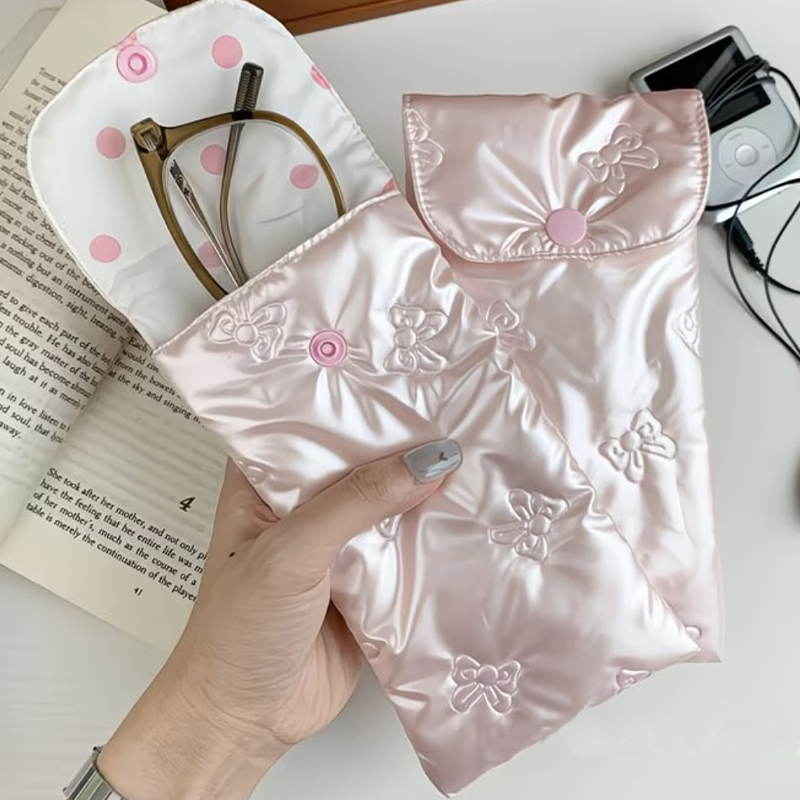 Heart Bow lederen brillenzakje - Travel Accessories Pouch For Women recensie en prijs