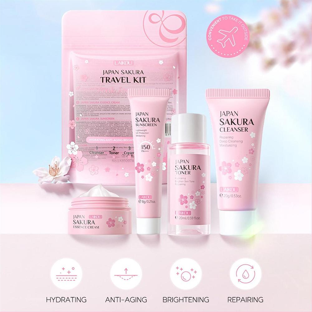 Sakura Huidverzorging Set gezi - Travel Accessories Japan recensie en prijs