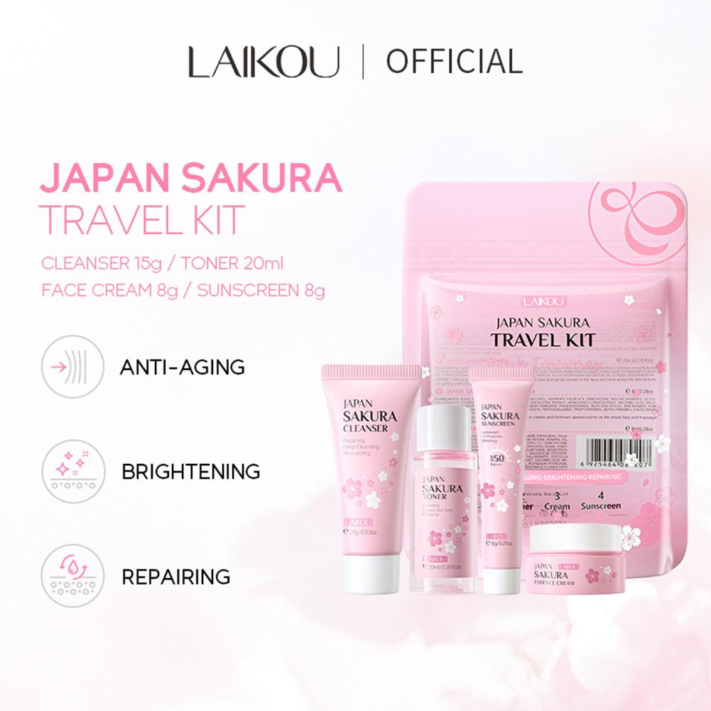 Sakura Huidverzorging Set gezi - Travel Accessories Japan recensie en prijs
